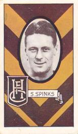 1933 Allen's League Footballers #139 Stan Spinks Front